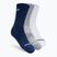 Babolat tennis socks 3 pairs white/ navy/grey 5UA1371