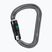 Climbing carabiner Petzl William Ball-Lock graphite
