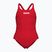 Children's one-piece swimsuit arena Team Swim Pro Solid red/white