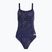 Women's one-piece swimsuit arena Kikko Pro Challenge Back navy/navy multi