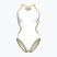 Ladies' one-piece swimsuit Arena One Biglogo One Piece white/gold