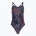 Women's one-piece swimsuit arena Kikko Pro Swimsuit Challenge Back navy/team redwhiteblue