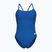 Women's one-piece swimsuit arena Lace Back Solid royal/white