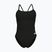 Women's one-piece swimsuit arena Lace Back Solid black/white
