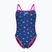 Women's one-piece swimsuit arena Reversible Swimsuit Challenge Back royal multi/shocking pink