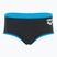 Men's swimming boxers arena One Low Waist Short Big Logo asphalt/turquise