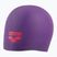 Swim cap arena Long Hair plum/bright coral