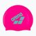 Arena Big Logo shocking pink/water swimming cap