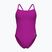 Ladies' one-piece swimsuit Arena Team Swimsuit Challenge Solid very fuchsia/team green