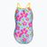 Children's one-piece swimsuit arena Spring Lightdrop Back water multi/yellow star