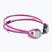 Children's swim goggles arena Python Mirror Jr silver/shocking pink/plum