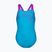 Children's one-piece swimsuit arena Kikko Swim Pro Back turquoise/very fuchsia