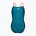 Children's one-piece swimsuit arena Light Drop Solid deep teel/shocking pink/verbena