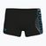 Men's swim boxers arena Basic Swim Short black/turquoise