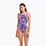 Ladies' one-piece swimsuit arena Earth View Xcriss Cross pink multi/very fuchsia