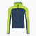 Men's Millet Fusion Grid Hoodie dark denim/acid green