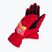 Rossignol women's ski glove New Piste G ruby red