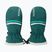 Women's ski gloves Rossignol Piste Mittens R-Shell Dry transformative teal