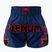 Men's training shorts Venum Inferno Muay Thai royal blue/red/black