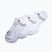 Socks Venum Vector No-Show 3 pairs white/grey