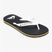 Men's Quiksilver Molokai black rasta flip flops