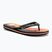 Quiksilver Molokai men's flip flops Art 25 fiery coral wordblock