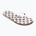 ROXY Portofino III women's flip flops dc light brown/white