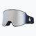 Men's snowboard goggles Quiksilver Storm MG black/ black clux ml silver