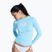 Women's swim longsleeve ROXY Whole Hearted tanager turquoise