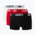 Men's boxers Lacoste 5H2393 3 pack black/red/white