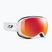 Women's ski goggles Julbo Ellipse Spectron Glare Control white/ flash red