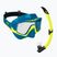 Aqualung Vita Combo blue/yellow snorkel kit SC4269807