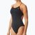 Women's one-piece swimsuit TYR Hexa Cutoutfit black/orange