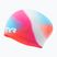 Swim cap TYR Tiedye Long Hair Multicolor Jr pink/blue/orange