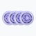 Roller skate wheels FR Skates Downtown Wheel 80mm/85A X4 light purple/purple