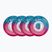 Roller skate wheels Luminous Led Wheels Duo 76mm/85A X4 galaxy/purple
