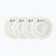 Roller skate wheels Luminous Led Wheels Duo 76mm/85A X4 white/red
