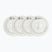 Roller skate wheels Luminous Led Wheels Duo 72mm/85A X4 white/red