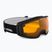 Ski goggles Alpina Double Jack Mag Q-Lite black matt/mirror black