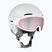 Alpina Oro QV Mips white matt/water pink ski helmet