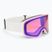 Alpina Ladis QM white matt/ blue ski goggles