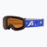 Children's ski goggles Alpina Piney 2.0 blue matt/orange