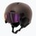 Ski helmet Alpina Arber 2 Visor Q-Lite ox brown matt