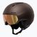 Ski helmet Alpina Vizzard Q-Lite ox brown att