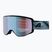Ski goggles Alpina Venet M Q-Lite  black/blue matt