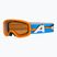 Children's ski goggles Alpina Piney 2.0 orange/blue matt