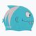 Fashy 3048 Printed green/brown children's swimming cap