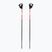 LEKI Stella S women's ski poles black/ light rose/ white