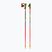 Children's ski poles LEKI WCR Pro Lite SL TR bright red/black/neon yellow