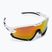 CASCO cycling glasses SX-34 Carbonic white/black/red 09.1320.30